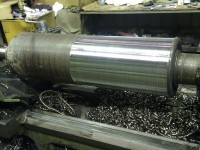 Caster roll pre weld machine