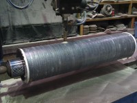 Caster roll sub arc weld